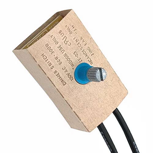 Table Lamp LED Dimmer Switch Kit Zing Ear ZE-03 300W Inline Rotary LED Dimmer Switch with 4 Knobs - style: ZE-03