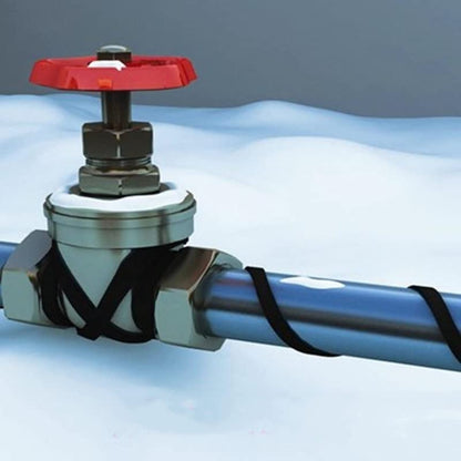 DC 12V~14V Heat Cable Car Truck Use Water Pipe Heater For RV Anti-Freeze Self-regulating Pipe Heat Cable (16ft) - style: 16ft