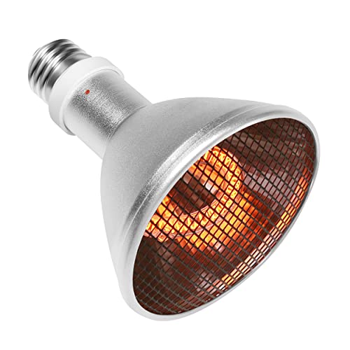 Deep Heat Projector - DHP 130W Infrared Reptile Heat Lamp Bulbs for Turtle Light Bearded Dragon Chicken Lizard Leopard Gecko Snake - color: Dhp 130w