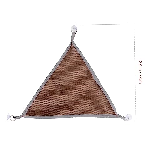 LIOOBO 2pcs Bearded Dragon Basking Platform Gecko Tank Lizard Snake Pet Hanging Bed Reptiles Mesh Hammock Bed Accessories