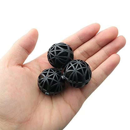 50pcs Filter Bio Ball Bio-Ball Filter Media with Sponge for Aquarium Fish Pond Waterfall Fountain Fish Tank Aquarium, Pond Filter