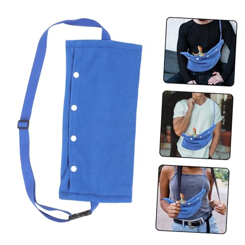Toyvian Bearded Dragon Sling Carrier Adjustable Small Pet Bag for Reptiles Lightweight and Portable Lizard Travel Carrier Comfortable Sling for and Easy Pet Transport