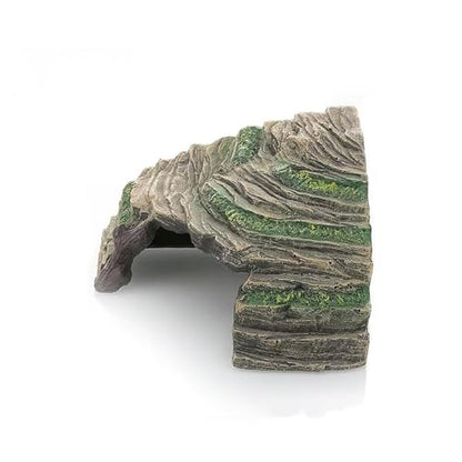 Reptile Hide Terrarium Decor Resin Reptile Hideouts Cave Habitat Decor for Gecko Leopard Lizards Turtle (Medium-A) - size: Medium-A