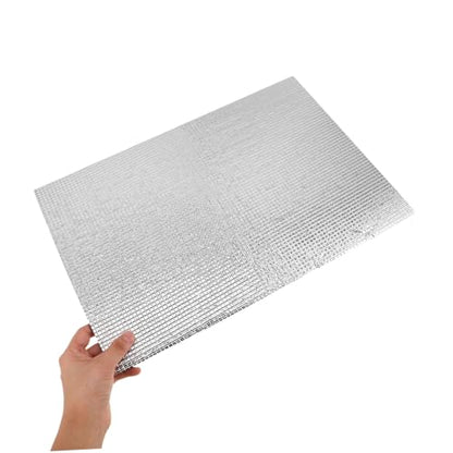 BESTonZON 2pcs Reptile Heat Pad with Reflective Film 38w Waterproof Thermal Mat for Terrarium Heating Small Pet Gecko Turtle Frog Propagator Winter Use