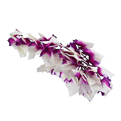 BORDSTRACT Artificial Reptile Plant, Lifelike Plastic Hanging Leaves Decoration with Suction Cup for Terrarium Fish and Reptile Habitats (T-1034Q) - size: T-1034Q
