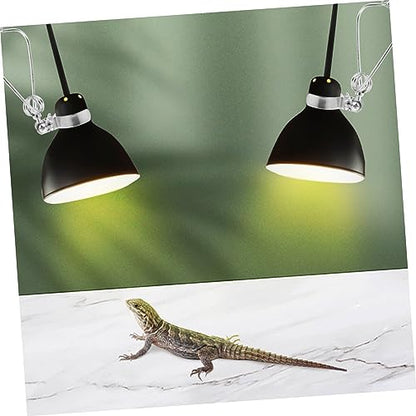 Toddmomy 6pcs Adjustable Reptile Lamp Stand Fixture for Heat Lamps Flexible Clamp Design for Fish Tanks and Aquariums Holder for Reptile Heating Light Installation