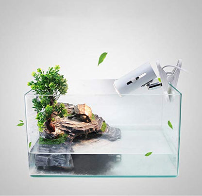 Reptile Box Shelter Terrarium Hideout Caves Turtle Ramp Basking Platform Habitat Decor Humidify Hide Cave Resin Rock - size: XXL