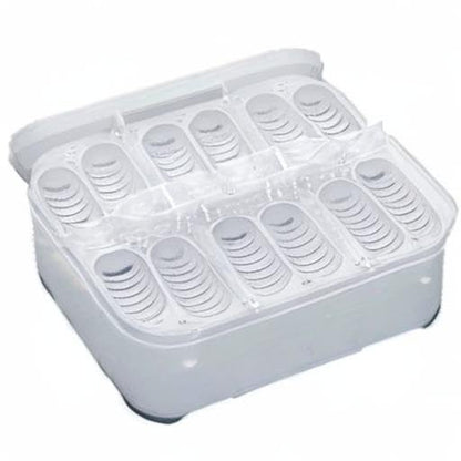 OMEM Reptile Breeding Box, Reptile Egg Incubators, Hatchery Box, for Hatching Gecko, Lizards, Lions Mane, Reptiles (Thermometer, Transparent Box) - size: No Thermometer