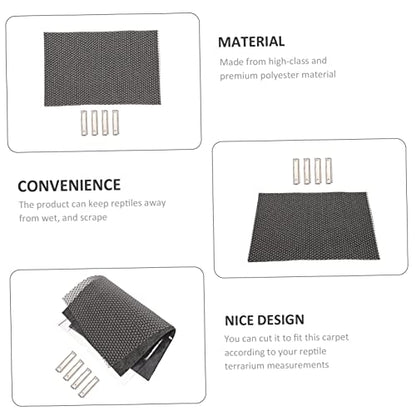 HANABASS Heat Pad Reptile Tank Liner Snake Lizard Carpet Turtle Habitat Accessories Liner