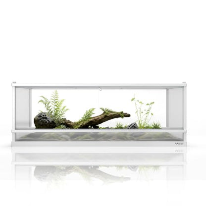 88 Gallon Reptile Tank, Reptile Enclosure for Easy Maintenance, Top Screen Ventilation & Glass Sliding Door 48''x24''x18'' - size: 48x24x18'' 88Gallon