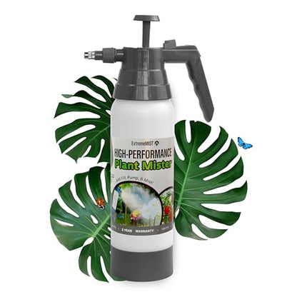 ExtremeMIST High-Performance Garden Sprayer - Ultimate Plant Mister & Spray Bottle for Plants - Horticultural Hand Pump Sprayer with Adjustable Brass Nozzle - Outdoor & Indoor Plant Humidifier - 32 Oz - style: 32 oz