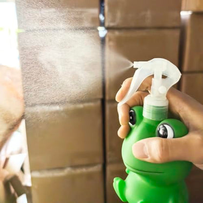 Cute Plastic Spray Bottle Duck Frog Cartoon Animal Plant Sprayer Cleaning Liquid Spray Bottle, Empty Bottles for Flowers Plants Gardens, Cleaning Houses and Cars (frog) - color: frog