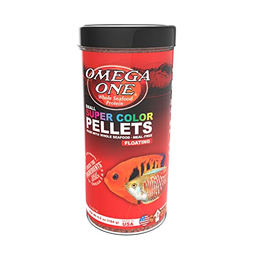 Omega One Super Color Floating Pellets, 3mm Pellets, 6.5 oz - size: 1 Count (Pack of 1)