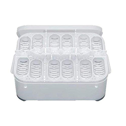 OMEM Reptile Breeding Box, Reptile Egg Incubators, Hatchery Box, for Hatching Gecko, Lizards, Lions Mane, Reptiles (Thermometer, Transparent Box) - size: No Thermometer