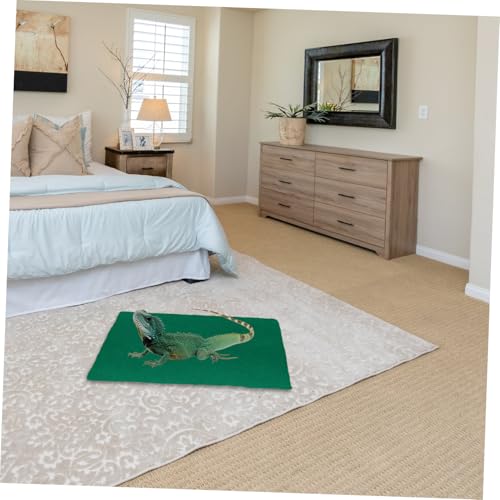 Reptile Mat Pet Box Bottom Mat for Lizard Snake Turtle Cage Liner with Heat Preservation and Simple Cleaning for Healthy Habitat