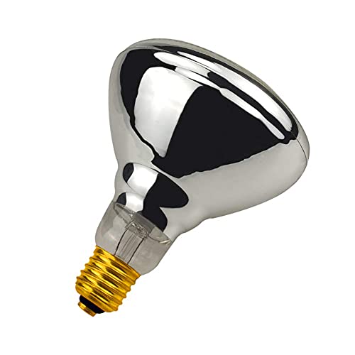 2 Pack Heat Lamp Clear Infrared Bulbs PAR38/125 Watts Glass Lamp Bulb for Food Service, Brooder Bulb, Chicks, Pet, Bathroom, Light Therapy Use E26 Base, Flood Light Heat Lamp. - style: PAR38/125 Watts