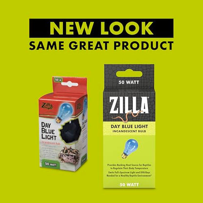 Zilla Incandescent Bulb, Day Blue - size: 50 Watts, style: Day Blue