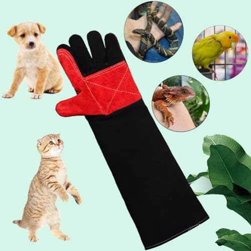 ThreeH Animal Handling Gloves Anti Bite Anti Scratch Multifunctional Protective Gloves for Dog Cat Bird - size: Medium