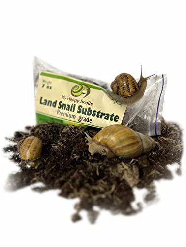 Premium Land Snail Substrate - The Perfect Bedding for Your Pet Snail | Weight 7 Oz or 200 Grams