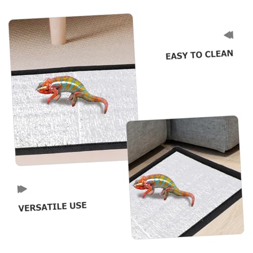 BESPORTBLE Self-Heating Pet Mat with Reflective Film Insulated Heating Pad for Reptiles and Small Animals Efficient Temperature Retention Easy to Clean for Cats and Dogs - size: 30.00X16.00X0.10CM