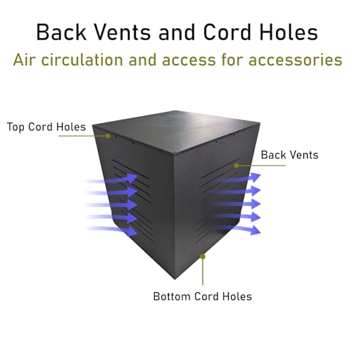 Premium PVC Reptile Enclosure, 40 Gallon, Easy Assembly, Moisture-Proof, Heat Retention, Sliding Doors, Ventilation, Bio-Active Setups, Non-Reflective Black Finish, Made in USA (Black Brace) - color: Black Brace