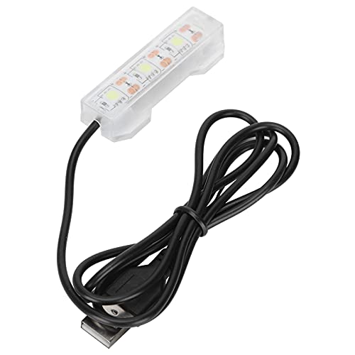 Small Aquarium Light, 2.4x0.8in LED Aquarium Plant Light bar Stick for Fish,Desktop Fish Mini Decoration Soft LED Lamp