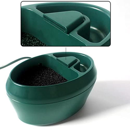 Reptile Water Dispenser Automatic Drinking Pump Circulation Dripper Bowl Nonporous Suitable for Snake Habitat Tortoise Tank