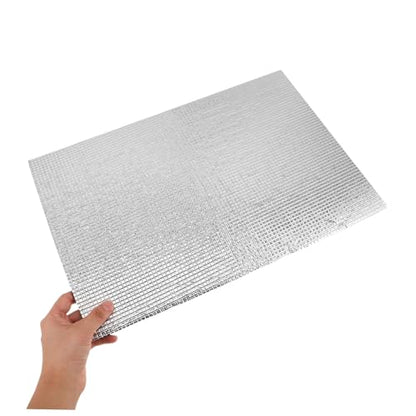 ORFOFE 2pcs Reptile Heating Pad Waterproof Reflective Heat Mat for Terrarium Use with 38w Power Suitable for Snake Gecko Frog Turtle Pet Winter Warmth