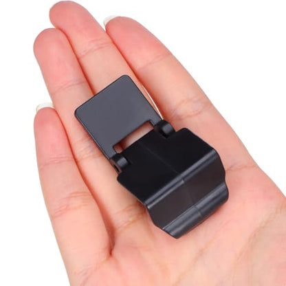 Gadpiparty 6pcs Reptile Cage Lock Clips, Terrarium Locking Lid Clips for Feeding Tanks, Black Plastic Buckle Latches for Reptile Breeding and Escape Prevention