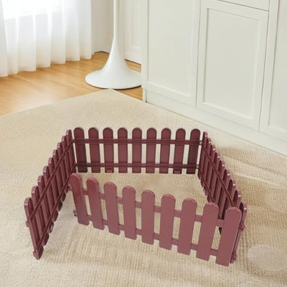 4pcs Tortoise Enclosure Garden Fence Plastic Lawn Fence 50x20cm Outdoor Pet Barrier Playpen Plant Borders Turtle Supplies