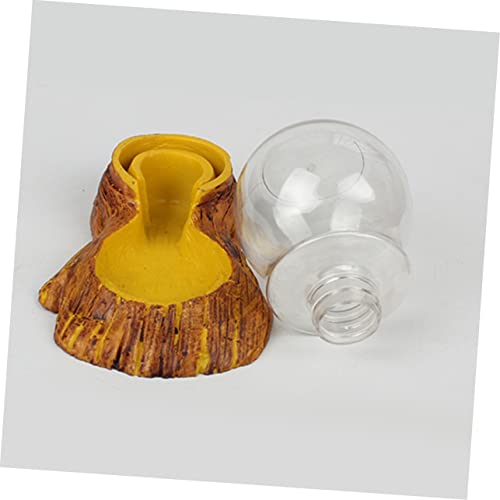 BESPORTBLE Fully Auto Reptile Water Feeder Pet Drinking Fountain Resin Craft Non-Toxic Easy Cleaning Tortoise Basin Lizard Water Bowl