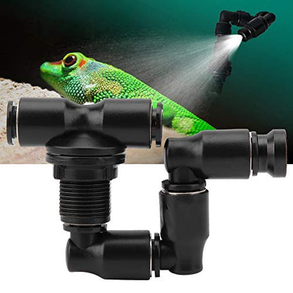 AYNEFY Reptile Fogger Mist Sprinklers,360°Adjustable Misting Nozzles Reptile Mister Nozzles Amphibians Cooling Misting Nozzles for Terrarium Rainforest Plants