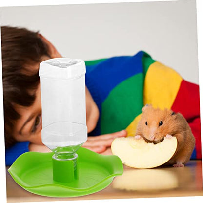 UKCOCO Reptile Water Feeder Bowl Automatic PET Fountain for Tortoises Lizards and Frogs Adjustable Water Dispenser Easy Clean Design