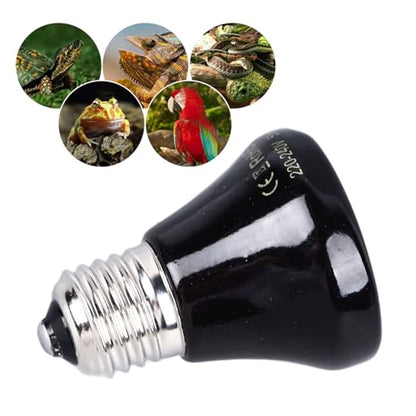 Yosoo Health Gear Reptile Heat Lamp Ceramic Emitter, No Light Heat Bulbs for Cats, Chickens, Parrots, Reptiles and Small Animals (50w) - style: 50w