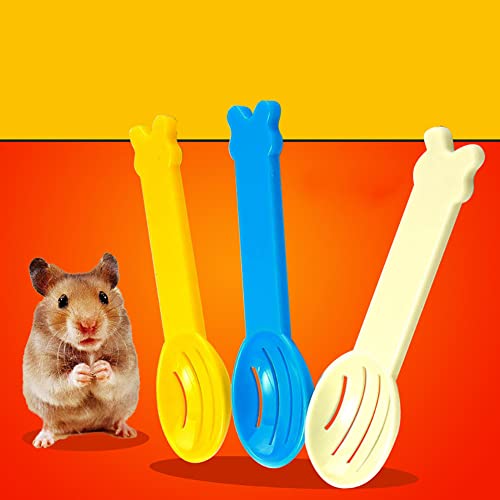 5 Pcs Hamster Scooper Plastic Litter Scoop Sifter Hamster Sand Shovel Pet Cleaning Tool Small Pet Urine Sand Shovel