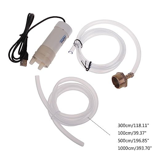 Usb Water 5v, 4l / Min for Desktop Fountain Fish Tank, Low Noise Aquarium Water - color: 5 Meters