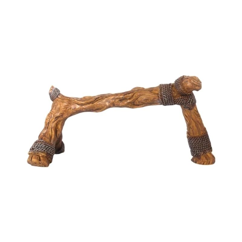 9.4" Realistic Branches Climbing Terrarium Aquarium Driftwood Crafts Snake Branch Reptile Resin Climb Tree Habitat Decoration for Gecko Dragon Frog Tortoise Chameleon Fish Tank Pet Supplies