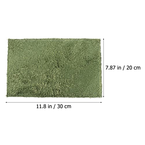 balacoo Simulation Reptile Moss Carpet for Tortoise Habitat Green Home Terrarium Liner Premium Mat for Reptiles Moisture Retaining Pet Carpet for Crawl Pets and Amphibians