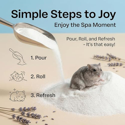 Sukh 47OZ Hamster Sand Bath - Fine Desert Sand Hamster Bedding Reptile Silica Sand Gerbil Hideout for Hamster Squirrel Guinea Pig Rabbit Chinchillas Gerbil Syrian Mice Small Animals Small Pets - size: 47 OZ