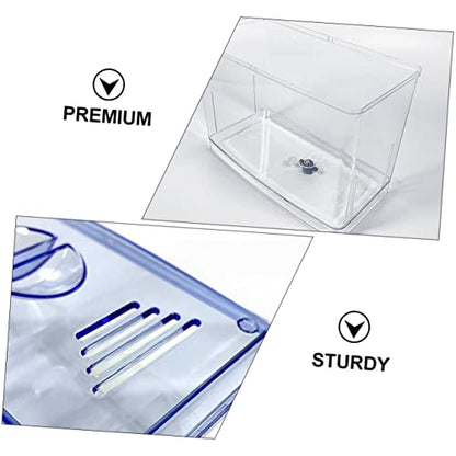 1pc Small Fish Breeding Tank Breathing Freestanding Self-Floating Isolation Box for Hatching and Incubation of Fish Fry
