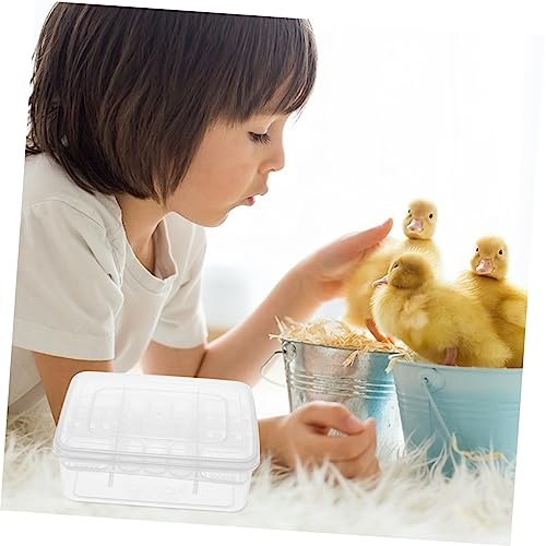 Plastic Reptile Egg Incubator Hatching Case for Tortoise and Lizard Eggs Easy to Clean and Manage Transparent Design for Observing Reptile Births Reusable Incubator Tray