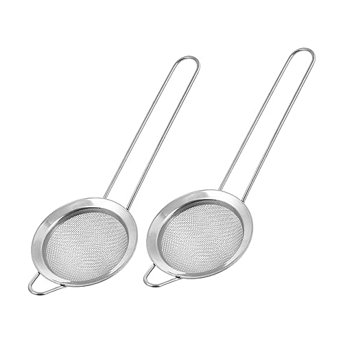 KESYOO 2PCS Stainless Steel Reptile Sand Shovel Sieve Lizard Litter Cleaner for Desert Tortoise and Snake Sturdy Sand Substrate Scoop for Easy Waste Filtering