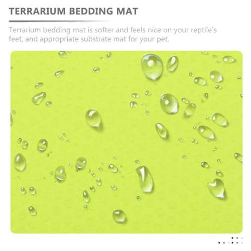 Large Reptile Carpet Mat for Leopard Gecko Lizard Snake Tortoise Sturdy Reptile Substrate for Terrarium Bedding and Climbing Accessories