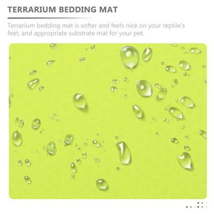 Large Reptile Carpet Mat for Leopard Gecko Lizard Snake Tortoise Sturdy Reptile Substrate for Terrarium Bedding and Climbing Accessories