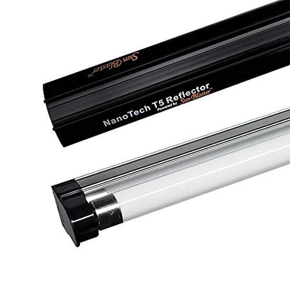 SunBlaster SL0900304 54 Watt 6400K 4' 120V Hydroponic Grow Light Lamp Ballast Fixture with NanoTech T5HO Reflector for Indoor Home Gardens and Plants - size: 4'