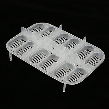 Reptile Incubator - 12 Holes tile Egg Incubation Tray with Thermometer for Hatching Smaller tiles - tile Breeding Box for Tortoise, , Lizard, and Snake Eggs