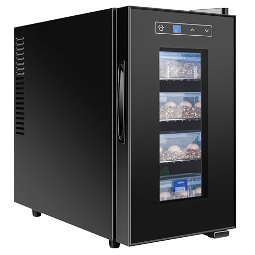 GOYOJO Reptile Egg Incubator 23L Small Digital Lab Incubator Cooling and Heating 10−40°C Precise Temperature Control for Turtle Lizard Gecko Snake Reptiles Hatching with UV-Resistant Glass Door