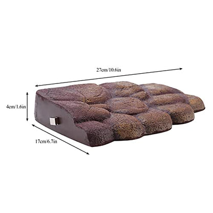 Turtle Basking Resin Turtle Magnetic Basking Floating Island Reptile PlatformTurtle Climbing for Semi Aquatic Animals Aquarium Stone Decor Reptile Decorative Landscaping Supplies