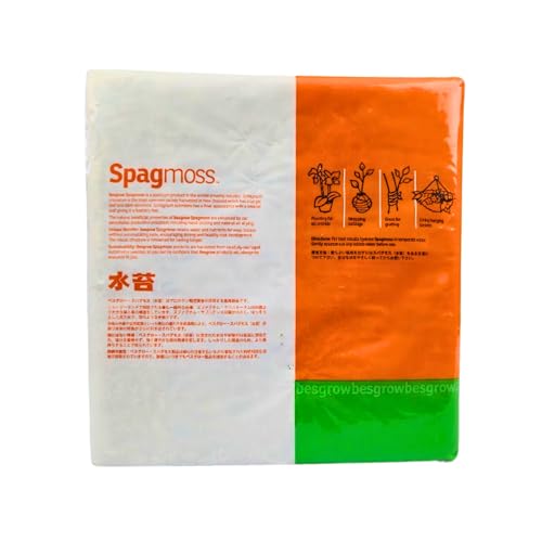 Premium New Zealand Sphagnum Moss, 500g (40L When Hydrated) Premier AAA Grade (150mm, 6" Strands) - Harvested in New Zealand's South Island, Dried and Long for Potted Plants, Orchids, Reptiles - style: AAA Premier (6" Strands)