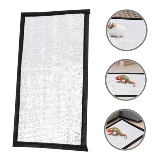 BESPORTBLE Self-Heating Pet Mat with Reflective Film Insulated Heating Pad for Reptiles and Small Animals Efficient Temperature Retention Easy to Clean for Cats and Dogs - size: 30.00X16.00X0.10CM